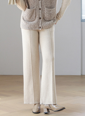 火桐hooton 高货系列 羊绒直筒裤