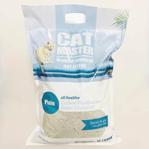 卡洛布布catmaster钻石猫砂破碎型猫砂膨润土猫砂4kg*4包 钻石破