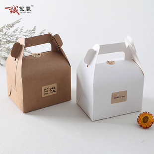 现货牛皮纸盒飞机盒蛋糕盒文艺小清新礼物盒简装收纳礼盒定制logo