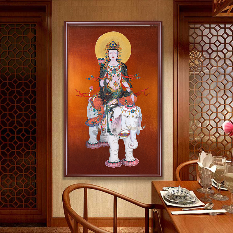 新品佛像大日如来景泰蓝掐丝画釉料套装材料包静心减压修行60*100