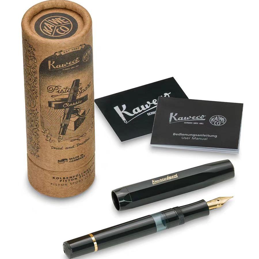 德国Kaweco Piston Sport树脂活塞钢笔 大容量吸墨办公书写送礼笔