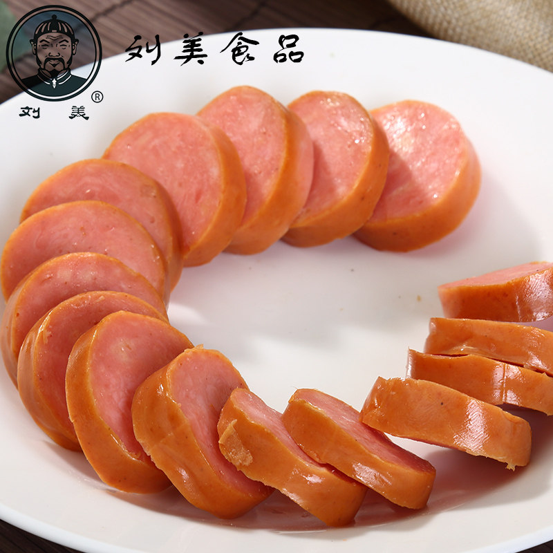 唐山乐亭特产刘美烤肠230g*5个鸡肉熟食香肠火腿肠休闲零食即食肠