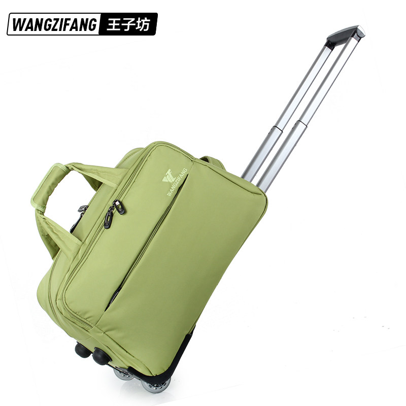 王子坊韩版大容量拉杆包男女手提短途旅行李包登机旅行箱包旅行袋