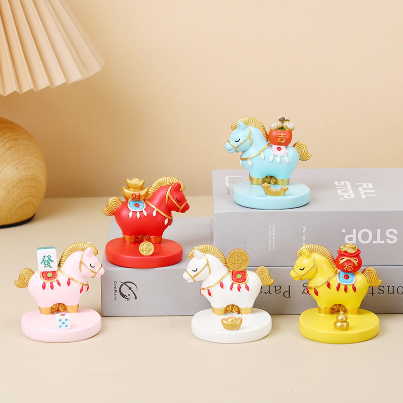 新款马上发财国潮马手机支架摆件马年吉祥物生肖桌面装饰创意,工业油品/胶粘/化学/实验室用品,树脂,淘宝优惠券,粉丝福利购,淘宝优惠卷