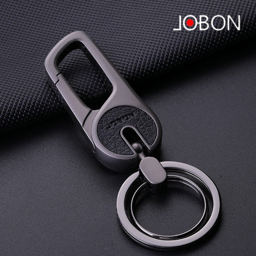 jobon中邦简约钥匙扣个性汽车腰挂金属锁匙扣创意小礼品钥匙挂件