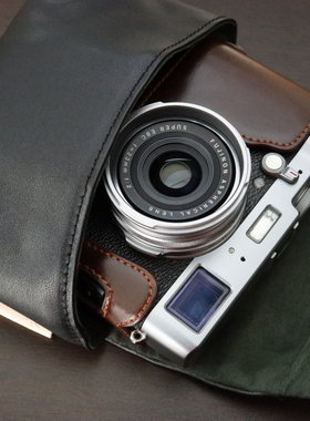 Mekee真皮相机收纳包适用于X100VI XE5 XT30三代 XM5 XT50 宾得17
