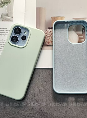 耐脏奶蓝色适用oppoReno15/13手机壳11液态12硅胶Reno14pro全包边findx9防摔FindX8s高级感X7软糯+男10女