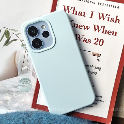 ins奶油蓝Reno15/13pro适用oppofindx8s+/X9/X7U手机壳reno14软糯reno9pro全包8液态硅胶5耐脏简约