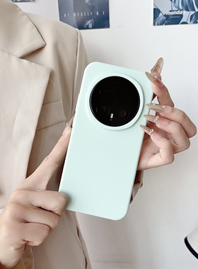 奶蓝色适用magic8/7pro荣耀400手机壳300ultra大孔200液态硅胶Power高级GT简约防摔win软糯500耐脏男女款