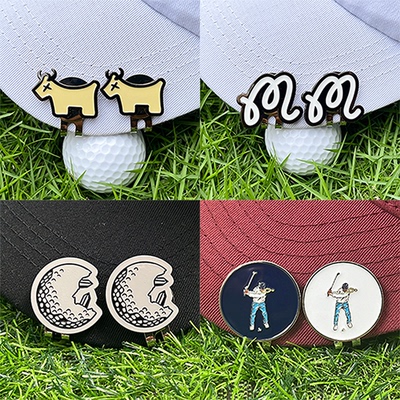 高尔夫帽夹带磁铁Golf Mark 男女通用全新球位标记球配件球迷用品