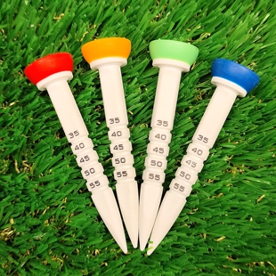 高尔夫球钉 限位Tee多色 塑料球座 可调节球钉 Golf Tees