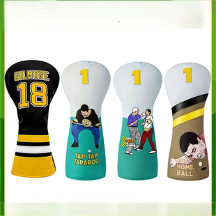 新款 高尔夫球杆帽套 1号木 推杆 头套 指示棒 小球袋 Golf 头套