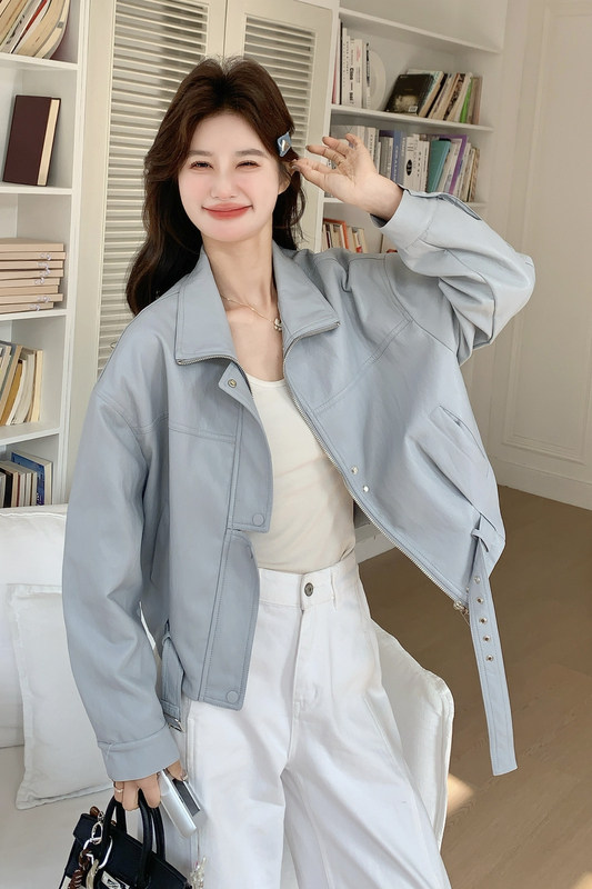 【现货】26春新款休闲皮衣8181-P165-K268,女装皮衣,浙宝189