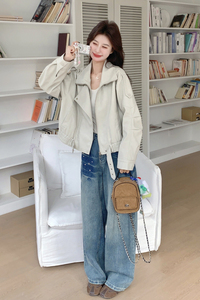【现货】26春休闲百搭舒适皮衣8172-P165-K268图片