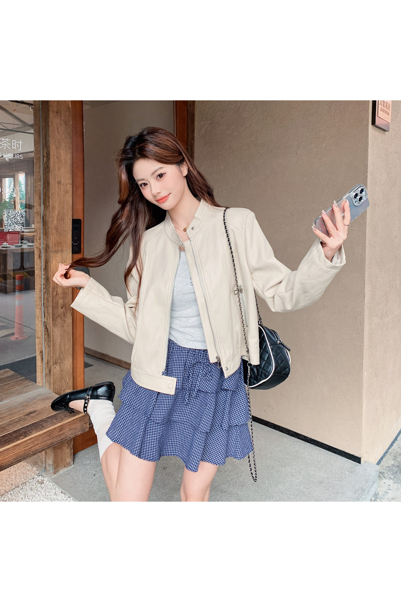 【现货】休闲舒适皮衣8178-P155-K248,女装皮衣,浙宝189