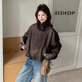 【现货】26春休闲百搭舒适皮衣8172-P165-K268，女装皮衣，浙宝189