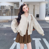 【出货中】简约休闲棒球服6002-P155-K298，女装短外套，浙宝189