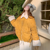 毛绒拼接羽绒服外套8819-P325-K488，女装羽绒服，浙宝189