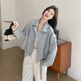 【现货】26春新款休闲皮衣8181-P165-K268，女装皮衣，浙宝189