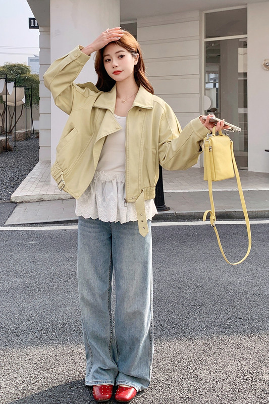 【现货】休闲皮衣8172-P165-K268,女装皮衣,浙宝189