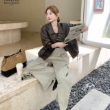 【现货】休闲PU皮外套6812-P155-K238，女装西装，浙宝189