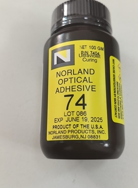 Norland 71 72 73 74 76 78紫外固化UV胶水，uv光学胶水100g