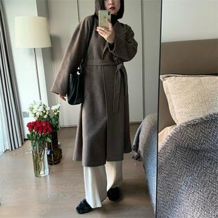摩卡棕 长期主义衣橱 600G进口汉密尔顿羊毛 全件手缝大衣 外套
