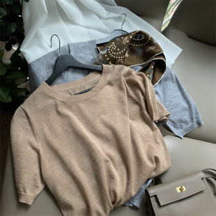 触感媲美羊绒 18针 搭配王圆领BASIC 意大利Cariaggi 可囤多件