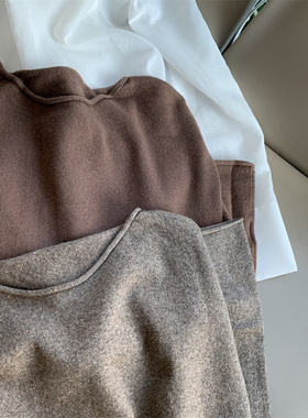 自留法单 姿态极美~意大利进口Lineapiu纱全件弹力丝松弛针织衫