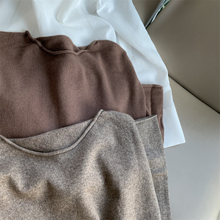 自留法单 姿态极美~意大利进口Lineapiu纱全件弹力丝松弛针织衫