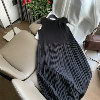 复古压褶 | 日本进口面料 LUXE系列 立体结构 风琴百褶连衣裙