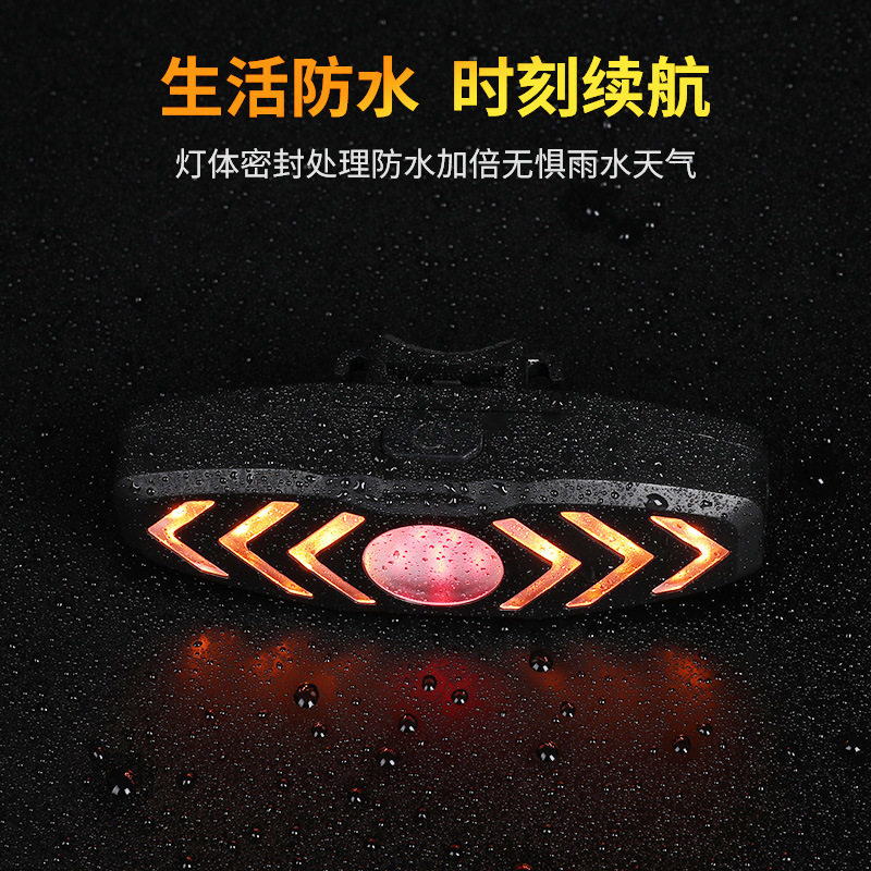 새로운 무선 원격 제어 방향 지시등 산악 도로 자전거 테일 라이트 사이클링 라이트 LED 자전거 라이트 테일 라이트