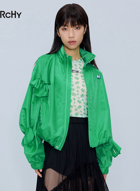 LARCHY来尔佳昵2024春装圆领花料T恤