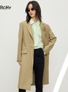 LARCHY来尔佳昵2024秋装西装领外套