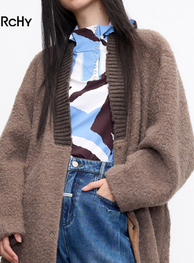 LARCHY来尔佳昵2024冬装连帽修身T恤