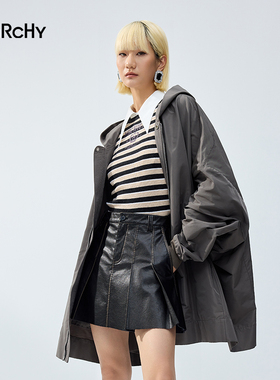LARCHY来尔佳昵2026春装蝙蝠袖外套