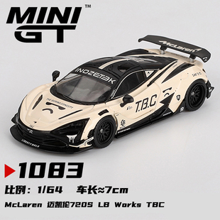 MINIGT 1:64 #1083 迈凯伦McLaren 720S TBC LBWK合金汽车模型