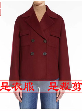 明辉纸样春秋宽松女双面呢外套DIY缝纫衣服样板设计裁剪图纸23143