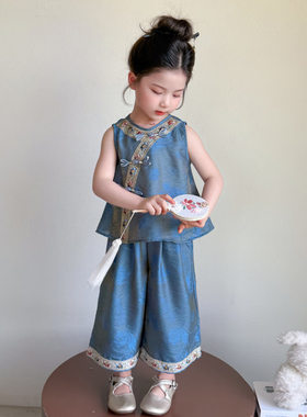 女童新中式汉服套装夏季2026款国