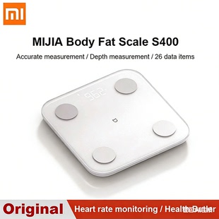 Xiaomi Body Fat Scale S400 BMR Test Heart Rate MI Home APP