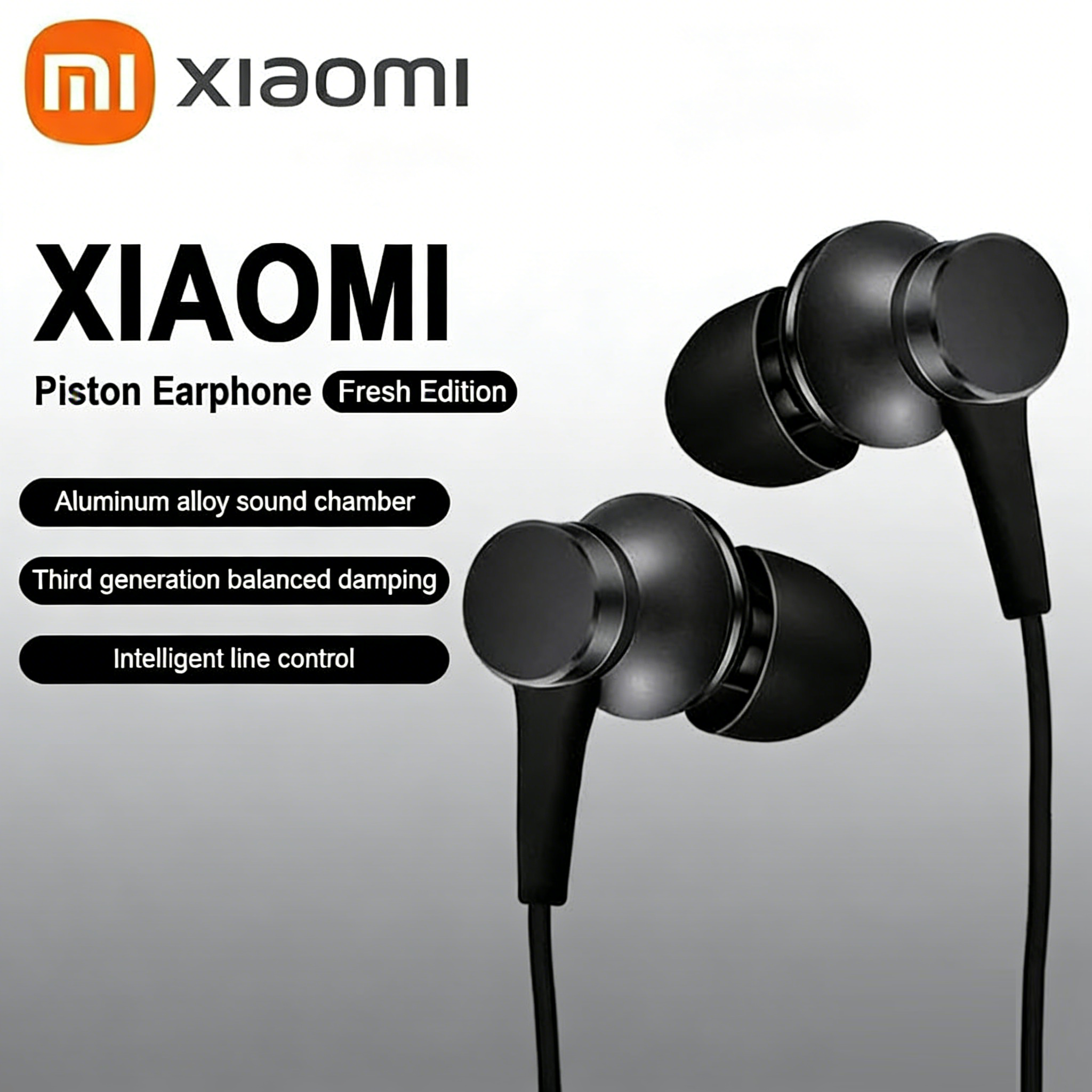 Xiaomi Mi Piston Earphones Bass Wired 3.5MM In-ear Headphone,影音电器,普通有线耳机,淘宝优惠券,粉丝福利购,淘宝优惠卷