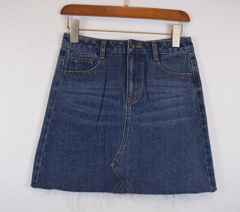 h9321j女裙 外贸原单高腰牛仔裙半身裙百搭a字裙抄底捡漏不退不换