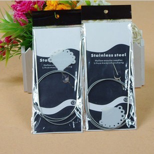 毛线编织工具环形针套装钢丝绳袜子棒针长度厘米短款