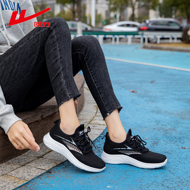 回力女鞋2024跑步鞋超轻百搭防滑