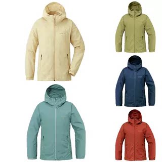 日本现货montbell lightshell 防水登山轻薄软壳夹克女款1106646