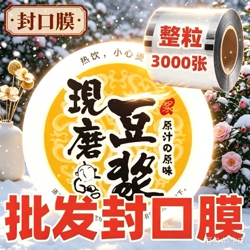 奶茶豆浆封口膜专用一次性封口膜