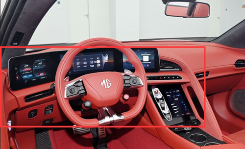 适用适用于于23款名爵MG Cyberster仪表导航副驾一体膜 汽车屏幕软钢化膜护眼抗蓝光防刮膜高清防指纹防反光