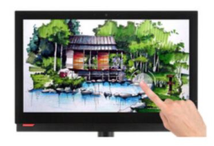 高清防反光软钢化膜 23.8寸一体屏幕膜 适用联想hinkCentre M910Z