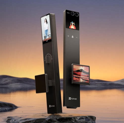 适用于萤石启明Y5000FVX Ultra内外门锁屏幕贴膜护眼防刮钢化膜防蓝光磨砂防反光膜高清防指纹全屏保护膜