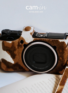 cam-in理光GR3HDF皮套马毛系列相机包GR3x保护套GRIIIGR4复古半套